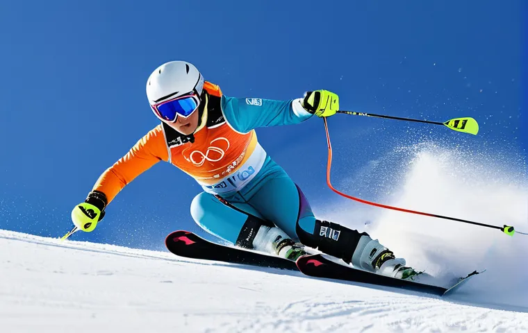 스키 강사의 실습 영상 평가법 - **Prompt 1: "The Magic Mirror of Ski Learning"**
    "A wide shot capturing a dynamic ski lesson sce...