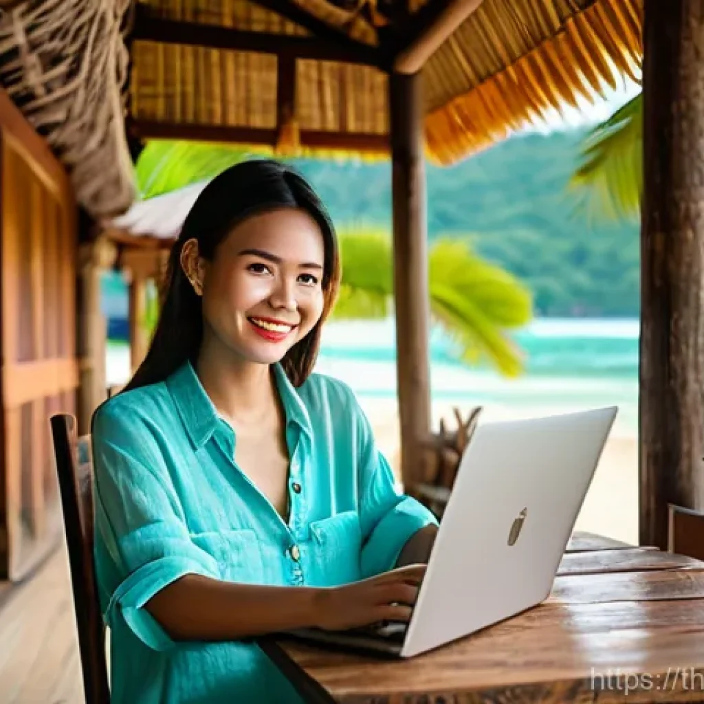 스키 강사의 비시즌 활동 아이디어 - **Prompt:** A fit, cheerful Thai woman in her late 20s, with sun-kissed skin and a casual yet stylis...